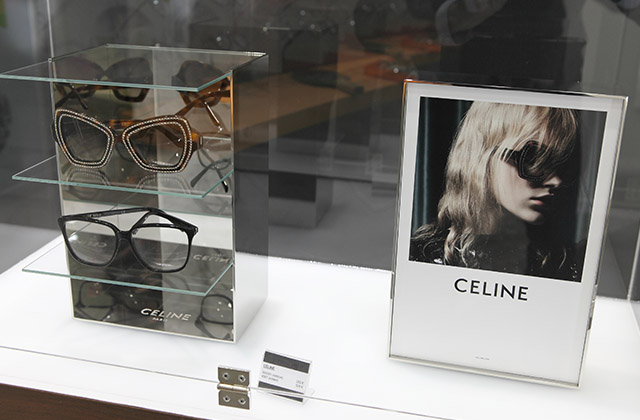 Lunettes Céline opticien vitrine